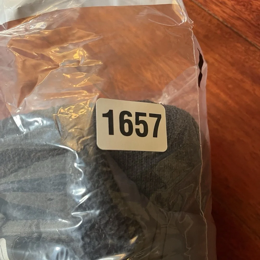 North Face Jacket Mens Large Gray Elbow Patches Pockets Fleece Lined Casual